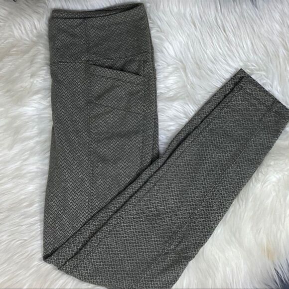 Athleta Metro Criss Cross High Waist Legging Green M - Picture 4 of 7